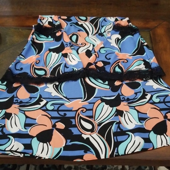 New-Kaari Blue Print Dress - Picture 6 of 6